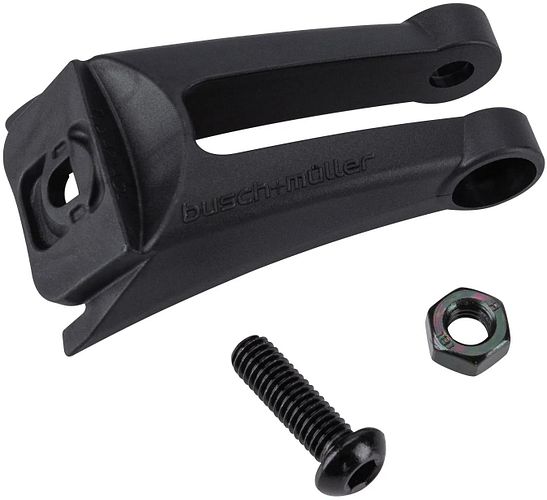 Busch + Müller Scheinwerferhalter 471AOL schwarz