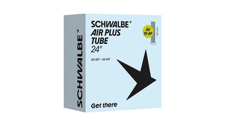 Schwalbe Schlauch Nr. 10-AP Air Plus 24 Zoll Schraderventil (AV)