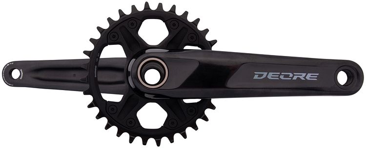 Shimano Kettenradgarnitur Deore FC-M6100-1 32 Zähne schwarz 170 mm Kurbellänge
