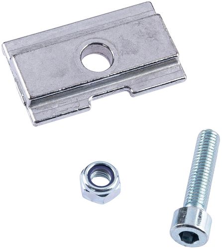 Pletscher Adapterplatte F 20 silber