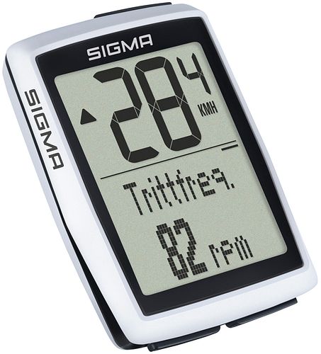 Sigma Sport Fahrradcomputer BC 12.0 weiß kabellos (STS), CAD