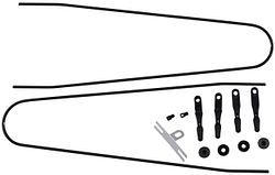 CONTEC Befestigungsstrebensatz Splash Protect DLX schwarz