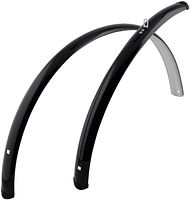 CONTEC Schutzblech-Set Splash Protect 28 Zoll schwarz 28" - 45 mm breit, schwarz glänzend