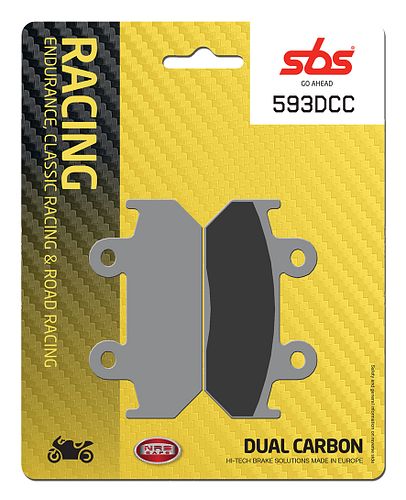 SBS Bremsbelag 593DCC Road Racing Classic Dual Carbon