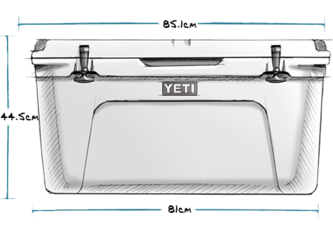 YETI Abmessungen