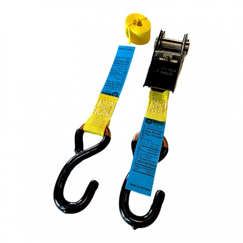 AXfix Hakenspanngurt mit Ratsche 1,3m x 25mm