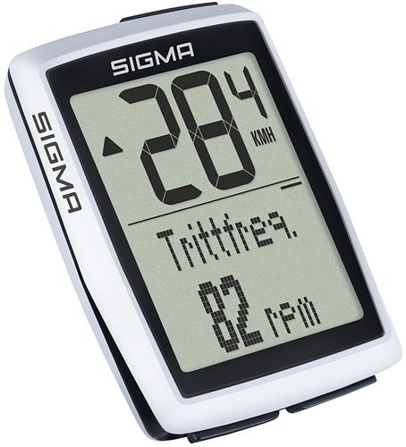 Sigma Sport Fahrradcomputer BC 12.0 weiß kabellos (STS)