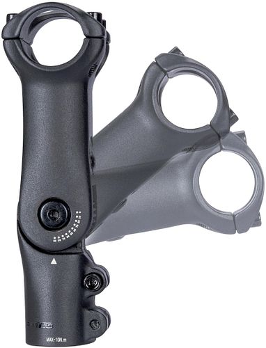 CONTEC Vorbau Lida Hybrid 110 mm schwarz 110​, mm lang, 31, 8 mm Lenkerklemm