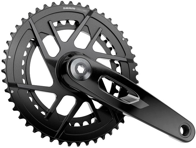 SRAM Kettenradgarnitur Rival E1 35/48 Zähne schwarz 172,5 mm Kurbellänge