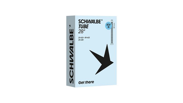 Schwalbe Schlauch Nr. 15 28 Zoll Clik Valve (SCV), 80 mm