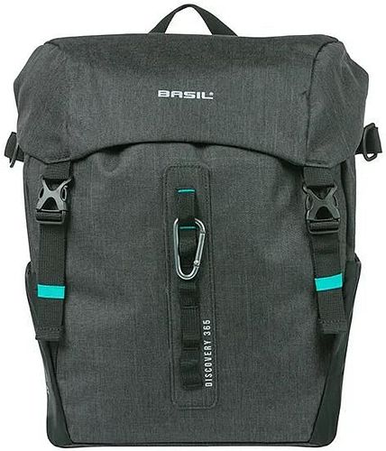 Basil Einzeltasche Discovery 365D schwarz 20 l MIK Hooks