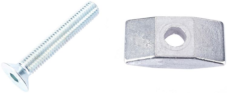Pletscher ESGE Seitenständer silber