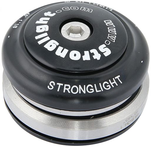 Stronglight Steuersatz Light in Alu 1 1/8"-1 1/4" schwarz