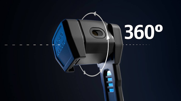 ABUS Faltschloss 6200K/90 SH BK