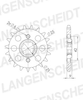 Supersprox Ritzel 428 19Z