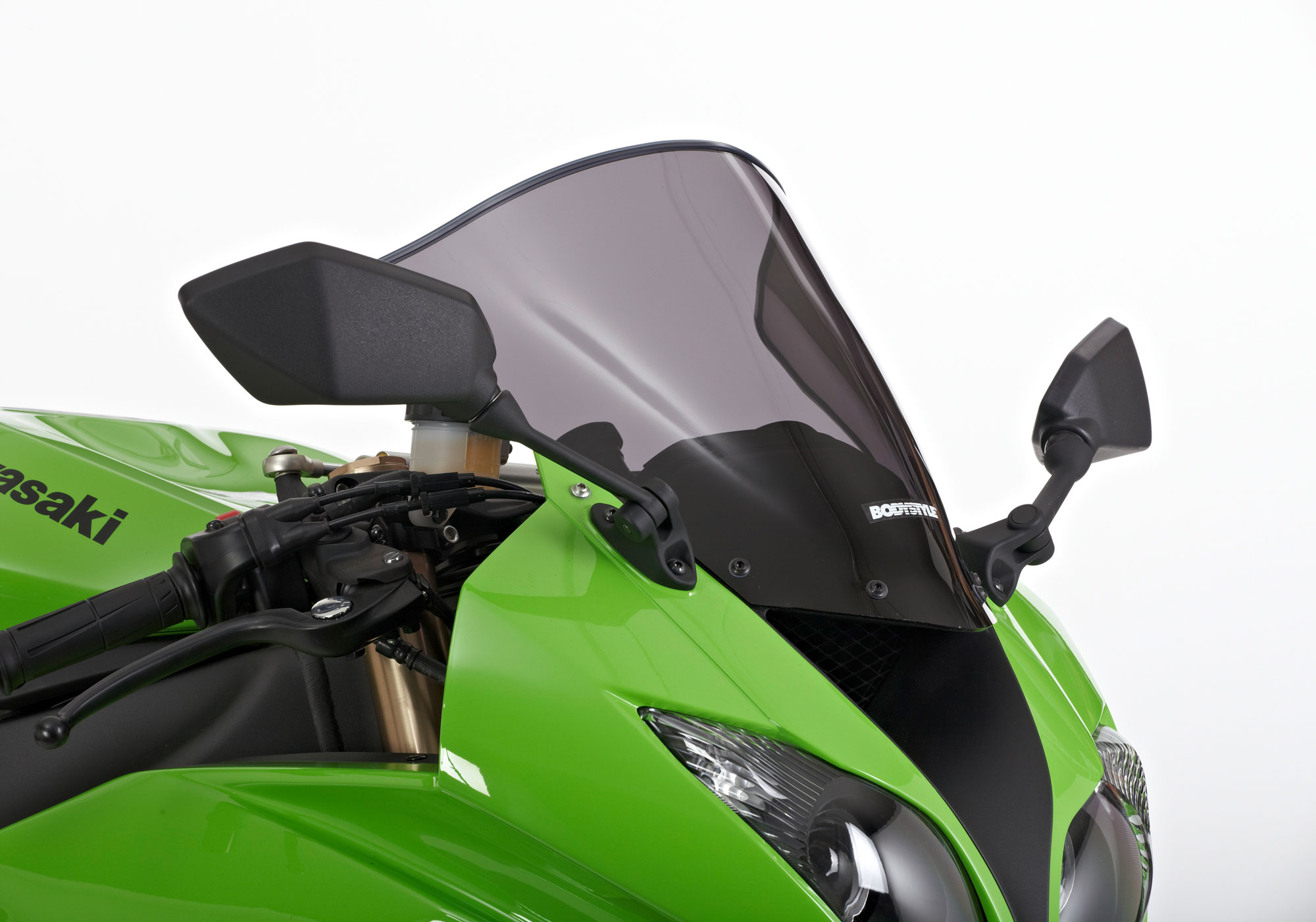 BODYSTYLE Racing Cockpitscheibe Perspex® Acrylic 3mm  für KAWASAKI ZX-10R, ZX-6R