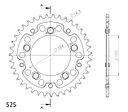 Vorschaubild Supersprox Stealth-Kettenrad 525 40Z (Gold)