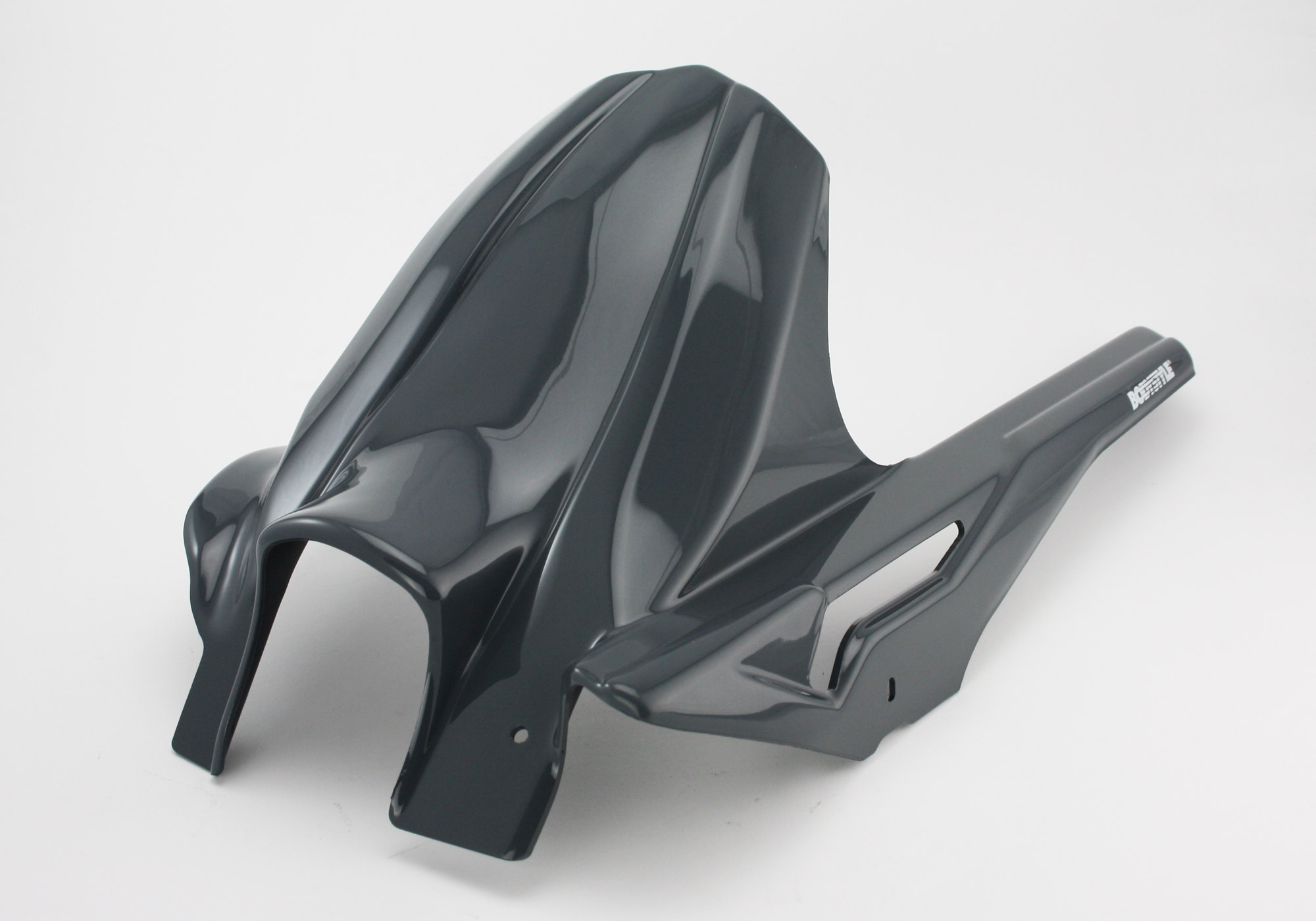 BODYSTYLE Sportsline Hinterradabdeckung ABS Kunststoff grau für YAMAHA MT-07 