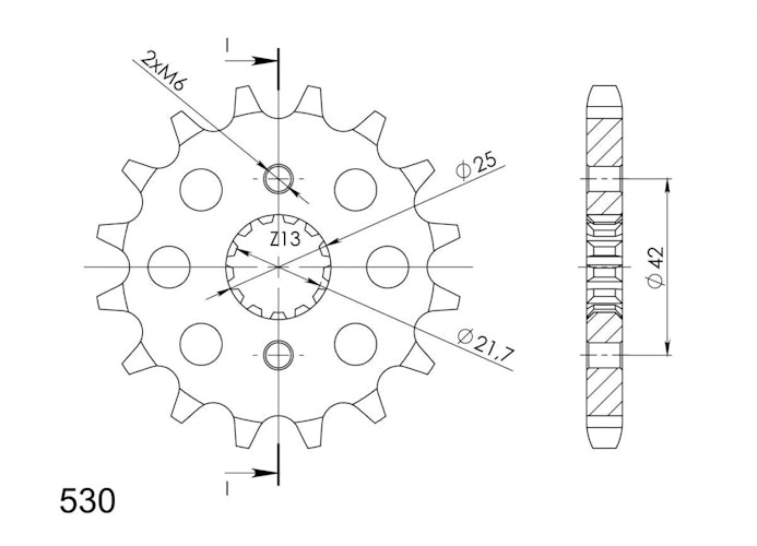 Supersprox Ritzel 530 15Z