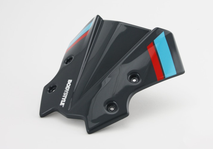 BODYSTYLE Sportsline Scheinwerferverkleidung ABS Kunststoff grau/rot für YAMAHA MT-09 / SP 