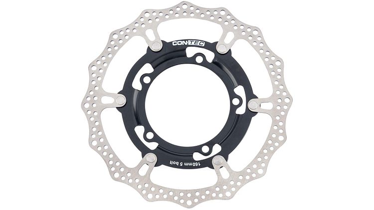 CONTEC Bremsscheibe CDR-5B 160 mm silber ca. 161 g ( Sonderposten, lose )