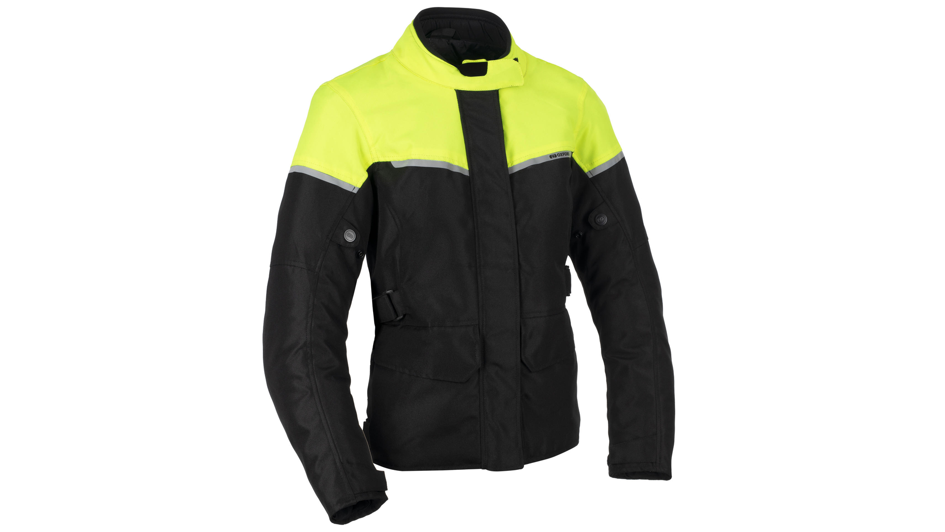  Oxford Spartan Long WP WS Jacket Black/Neongelb, Gr. M Damen 