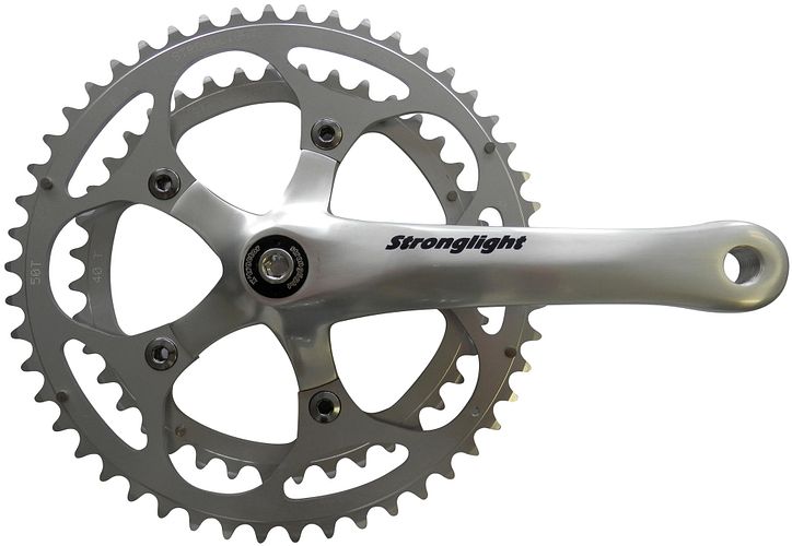 Stronglight Impact Compact Kettenradgarnitur 34/48 Zähne silber