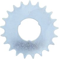 Esjot Steck-Zahnkranz 21 Zähne silber 1/2" x 3/32", passend für Shimano 8- und 11-Gang