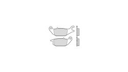 Brembo Bremsbelag Modell 07HO49 mit ABE