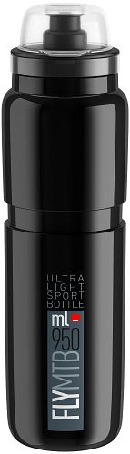 Elite Fly MTB Trinkflasche 950 ml schwarz