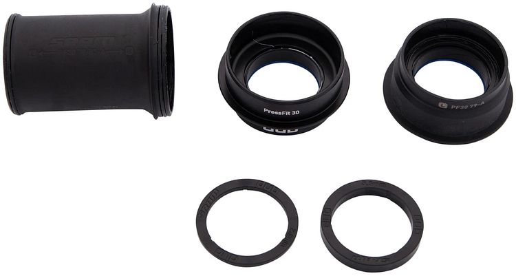 SRAM Innenlager DUB Road BB30 Pressfit schwarz für Tretlagergehäuse, BBRight, für Wide