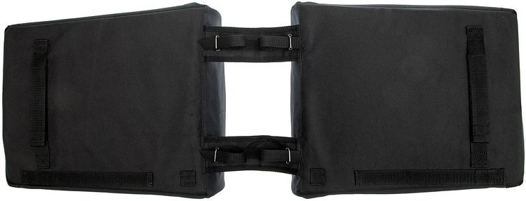 New Looxs Doppeltasche Tulum Double schwarz black Befestigung mit Riemen