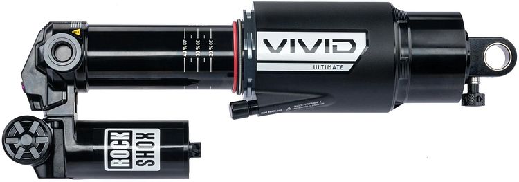 RockShox Federbein Vivid Ultimate DH RC2 225 mm schwarz 67,5"