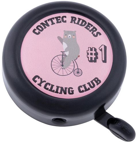 CONTEC Kinderklingel Kid-a-Ring schwarz,rosa