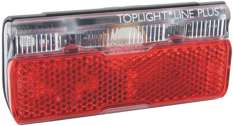 Busch + Müller Rücklicht Toplight Line plus schwarz 50 mm Schraubenabstand, SB-verpackt