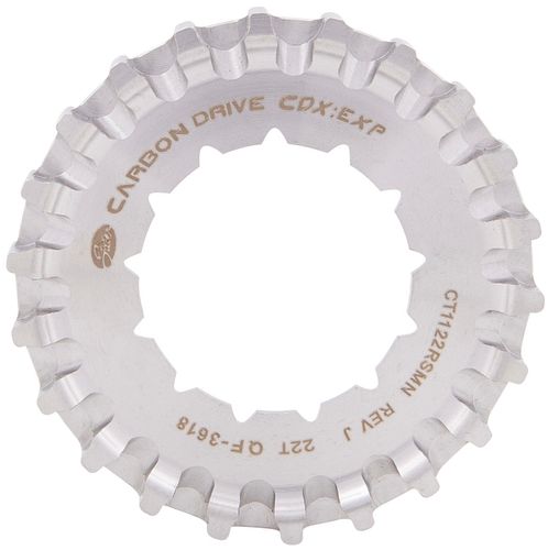 Gates Riemenscheibe CDX 22 Zähne silber Fin Line, für Rohloff
