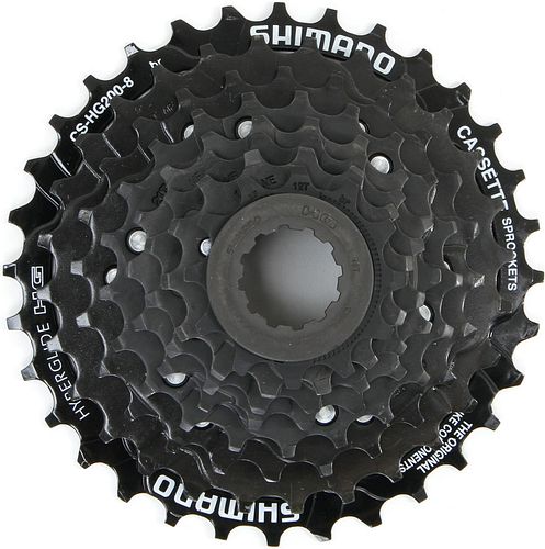 Shimano Kassette CS-HG200-8 8-fach 12-14-16-18-21-24-28-32 Zähne schwarz