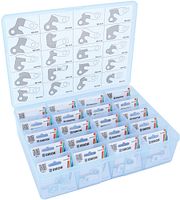 Union Schaltaugen-Set 20 Stück silber