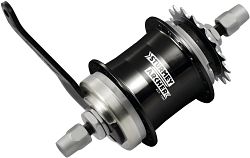 Sturmey Archer Getriebenabe S1C 36 Loch schwarz