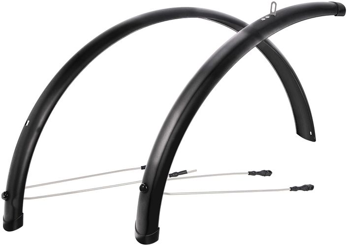 CONTEC Schutzblech-Set Splash Protect 28 Zoll schwarz glänzend