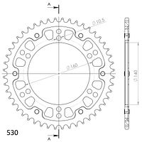 Supersprox Stealth-Kettenrad 530 48Z (Gold)
