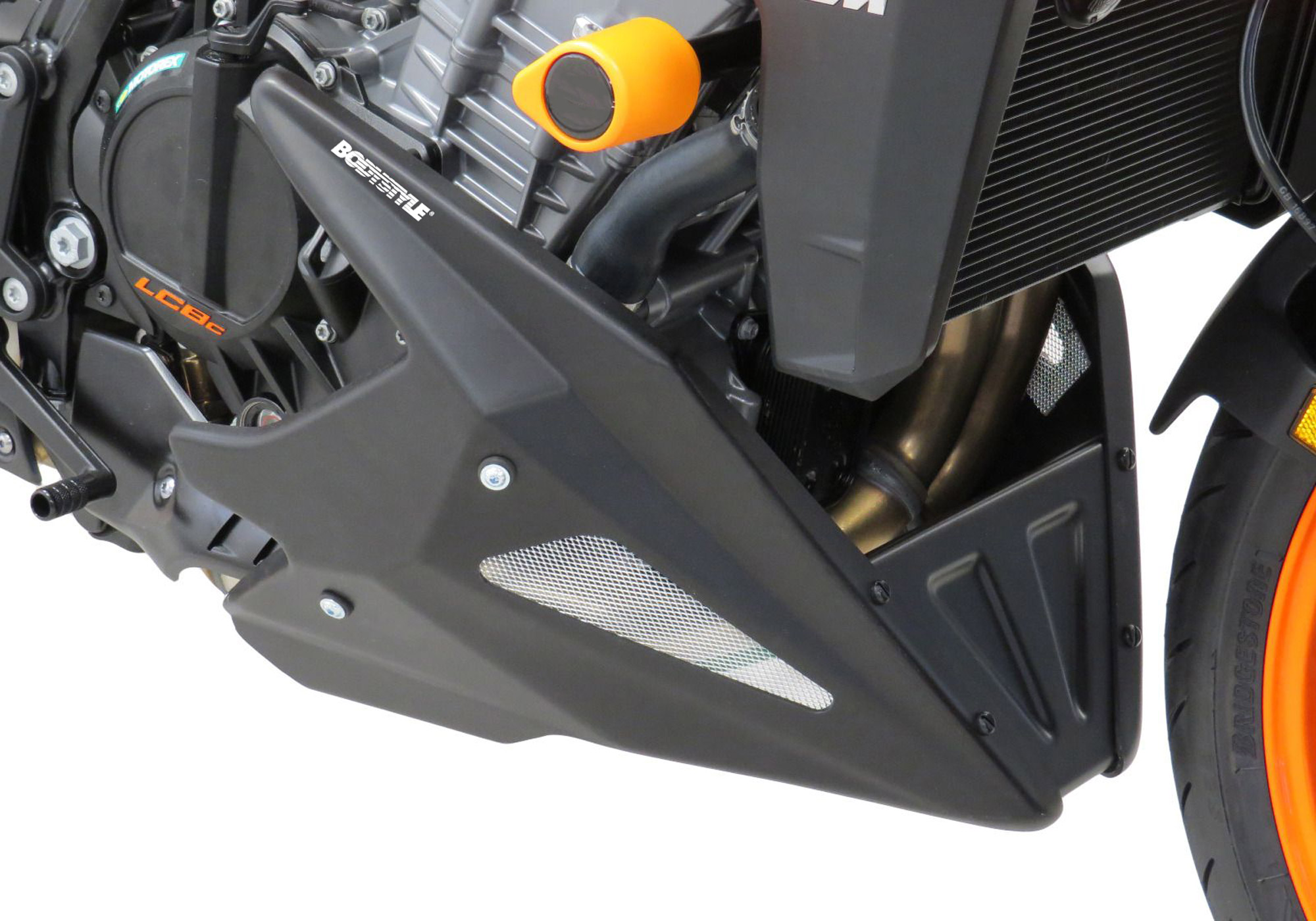 BODYSTYLE Raceline Bugspoiler ABS Kunststoff schwarz-matt für KTM 990 Duke, 990 Duke R