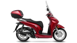 LeoVince SLIP-ON Edelstahl SBK NERO für HONDA ADV 350 / SH 350i mit Katalysator
