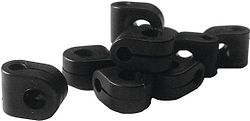 Curana Strebenclip 4 mm schwarz