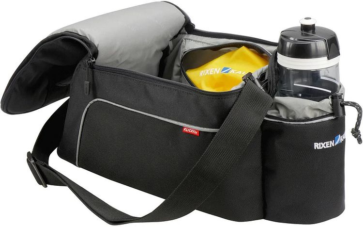 Rixen & Kaul Gepäckträgertasche Rackpack Light schwarz mit Racktime Adapter
