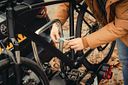 Vorschaubild Trelock Zahlen-Kabelschloss Strap It 53 cm blau