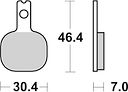 Vorschaubild SBS Bremsbelag 655HF Street Ceramic