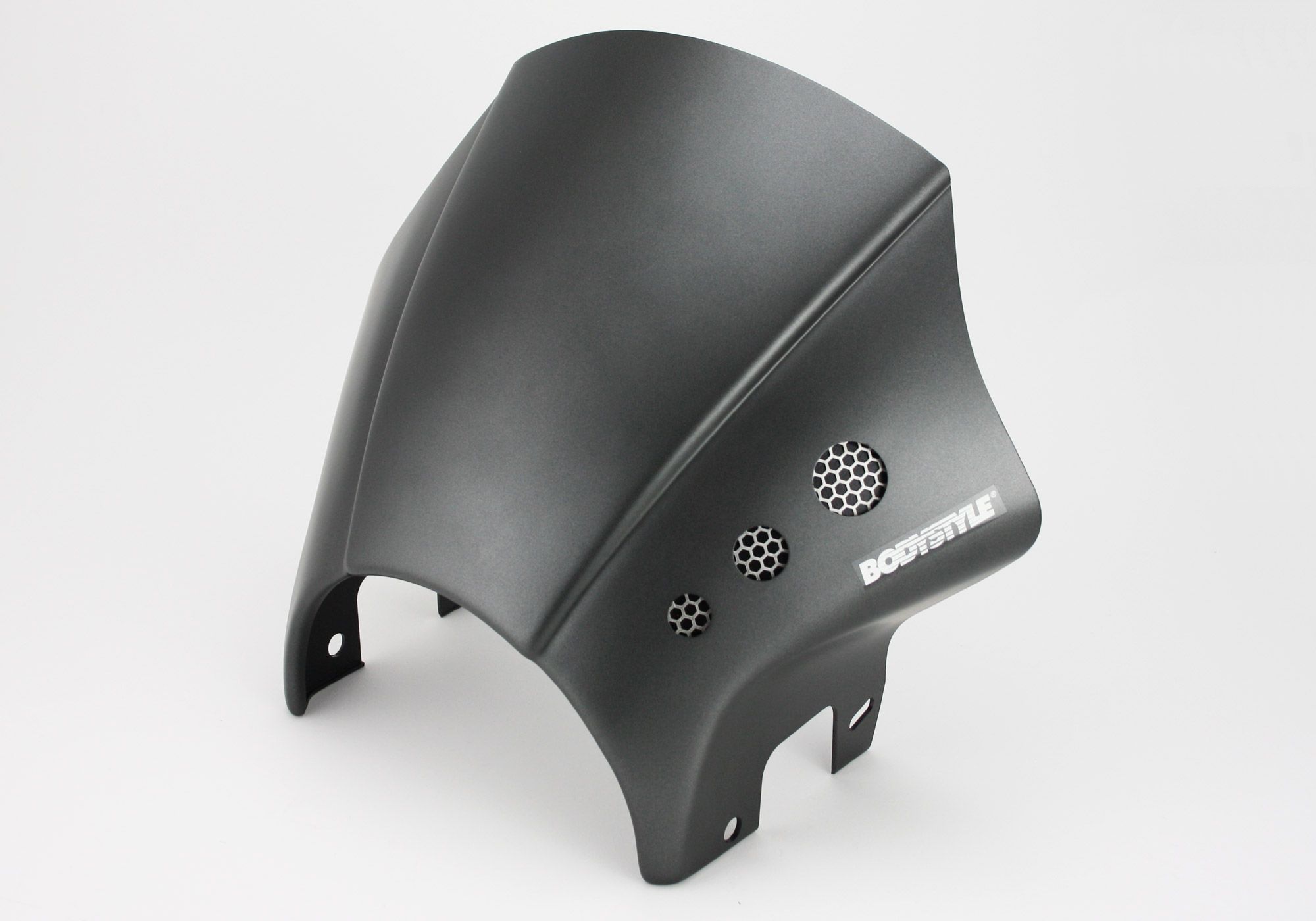 BODYSTYLE Sportsline Scheinwerferverkleidung ABS Kunststoff grau-matt für YAMAHA XSR700 / XTribute / Legacy 
