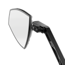 Vorschaubild HIGHSIDER pro Spiegel Wave Schwarz/Schwarz (Paar)