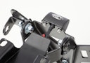 Vorschaubild PROTECH X-SHAPE Kennzeichenhalter SET mit Reflektor und Beleuchtung Alu & Stahl Schwarz für YAMAHA MT-07, MT-07 Automatik (Y-AMT)